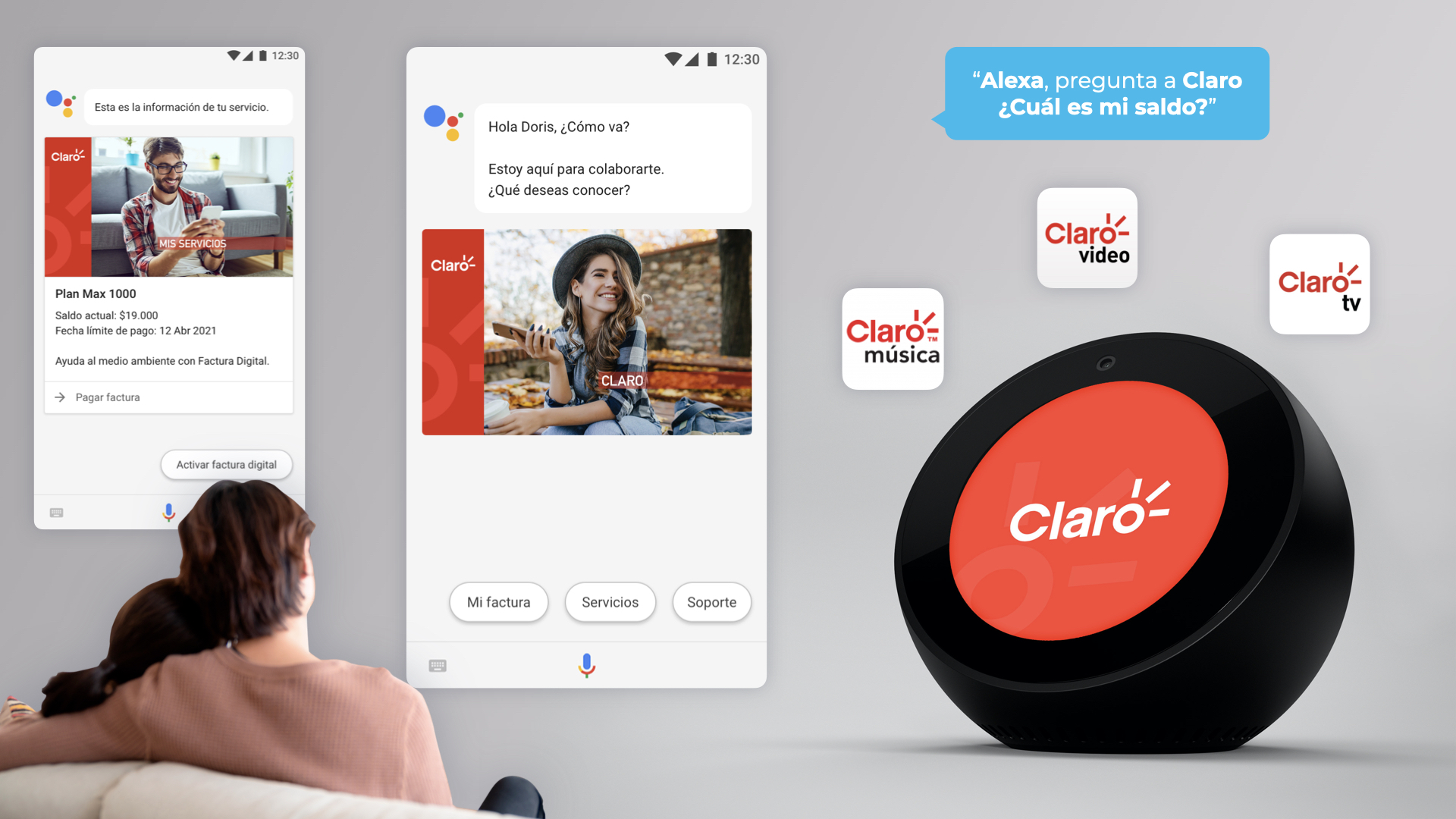 claro alexa skill